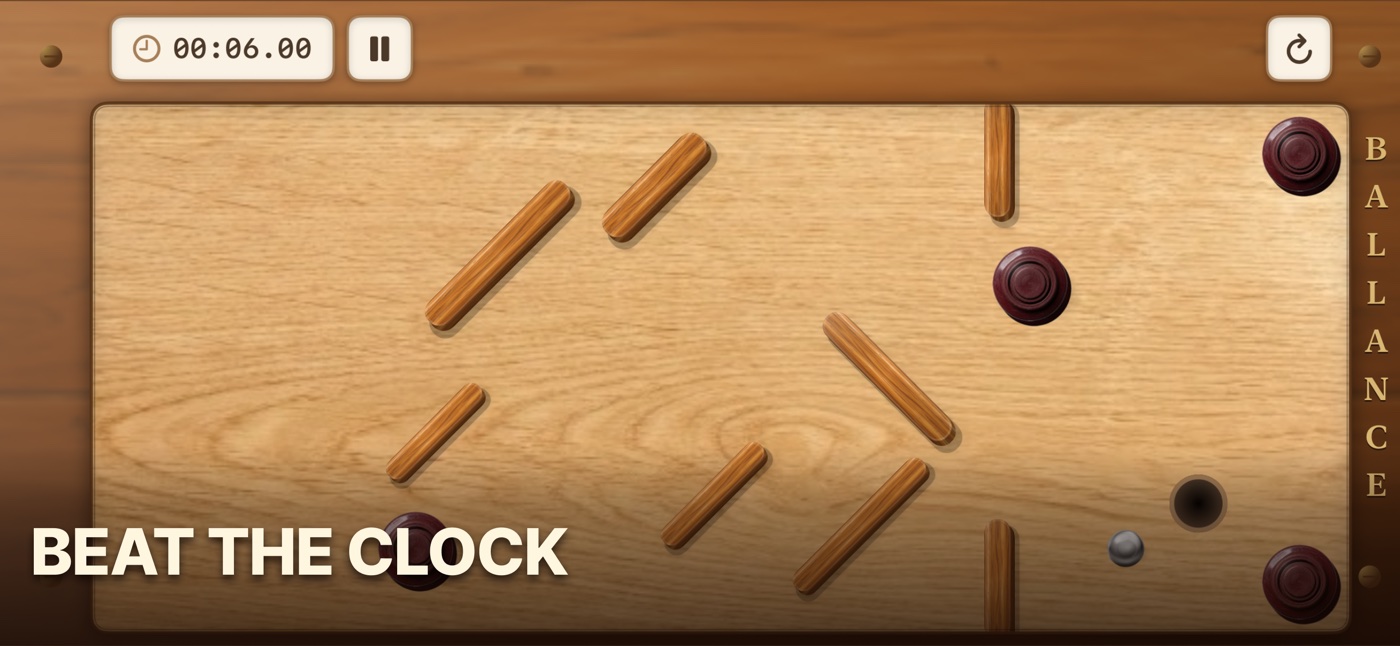 Ballance App Store screenshot — Beat the clock