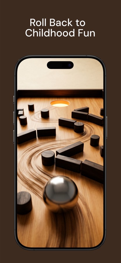 Ballance App Store screenshot showing precision tilt gameplay