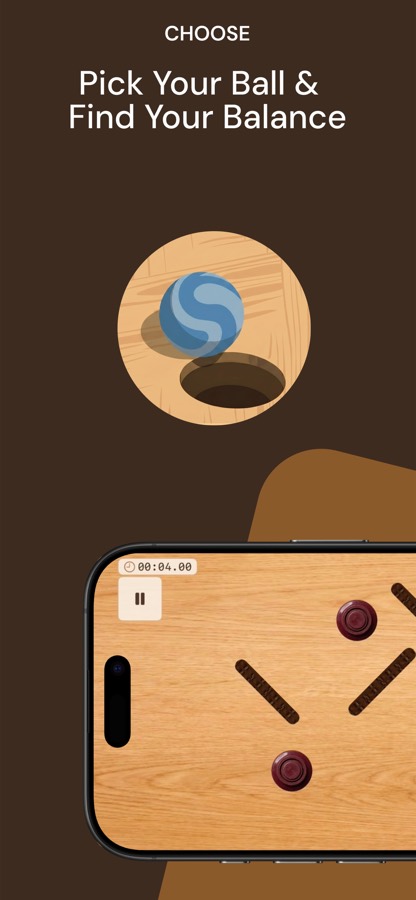 Ballance App Store screenshot showing a floating course