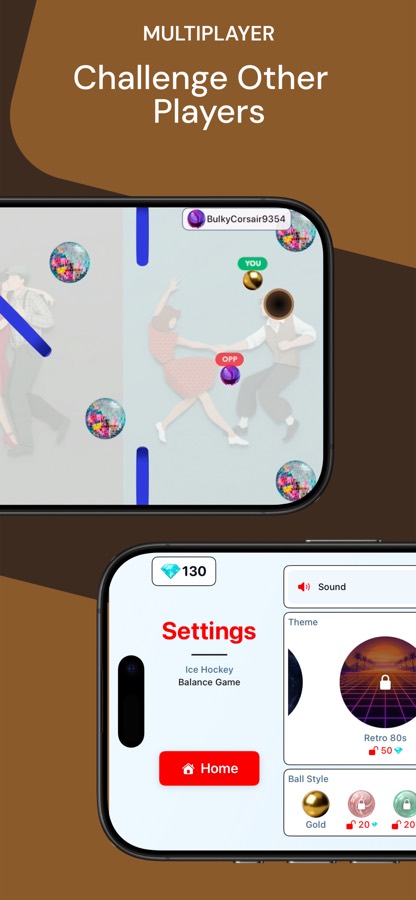 Ballance App Store screenshot showing a themed run